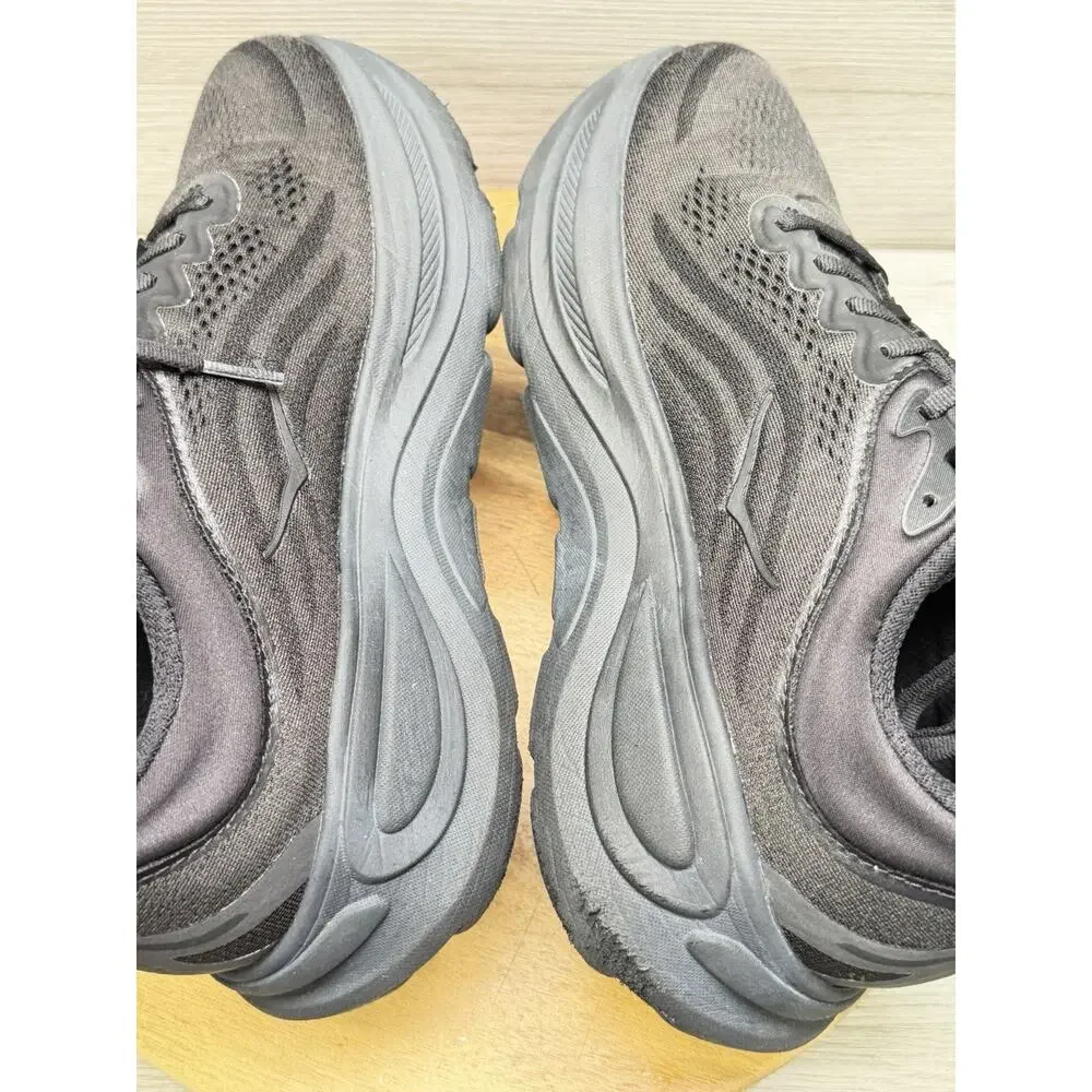Hoka One One Bondi 9 Triple Black Running Sneakers Athletic Shoes Women’s 9